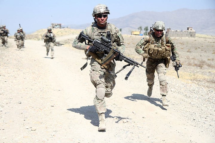 Chùm ảnh: Bộ binh Mỹ huấn luyện và tác chiến trên toàn thế giới